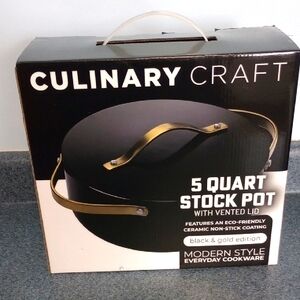Culinary Craft 5 Qt Stock Pot NWT